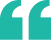 Teal opening quotation marks symbol